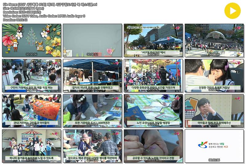 [2017 서구톡톡 92회] 제2회 서구구립도서관 북 페스티벌 사진